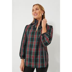 TUCKERNUCK Highland Tartan Bouvier Blouse Size XXXL NWT Retail $88 Tuckernuck